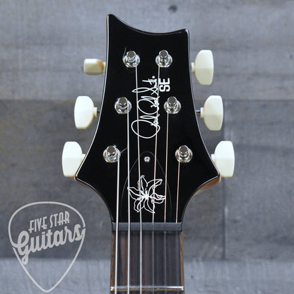 PRS SE Rock Lady LTD - Pink Pearl Top Natural Back with Gigbag