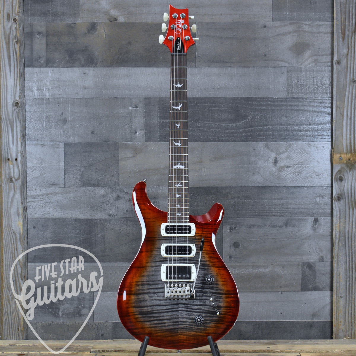 PRS SE Studio - Charcoal Cherry Burst with Gigbag