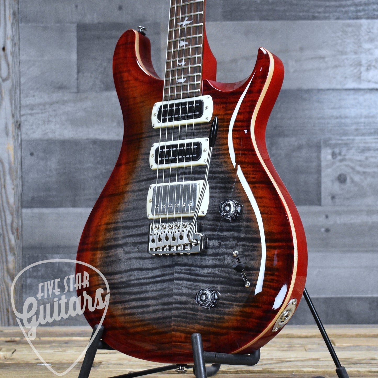 PRS SE Studio - Charcoal Cherry Burst with Gigbag