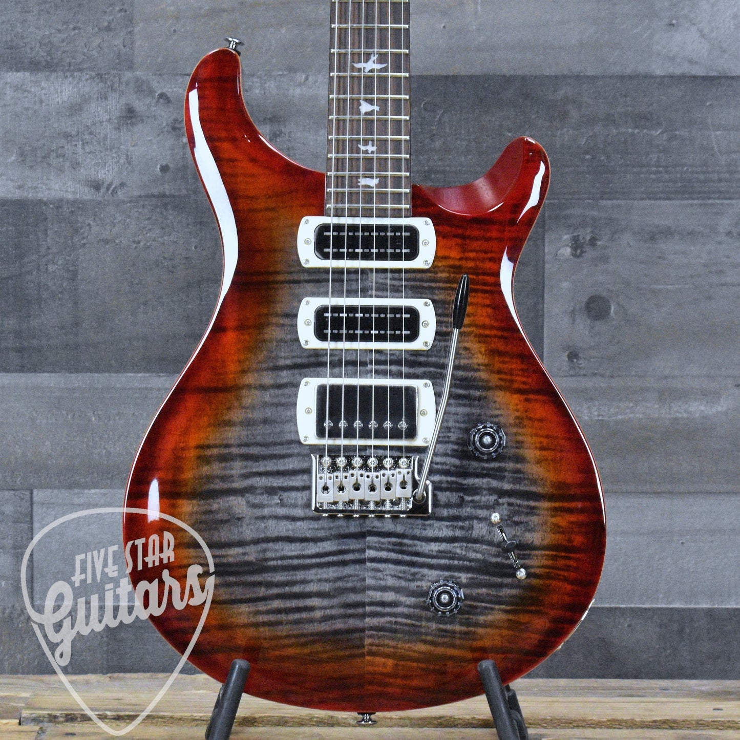 PRS SE Studio - Charcoal Cherry Burst with Gigbag