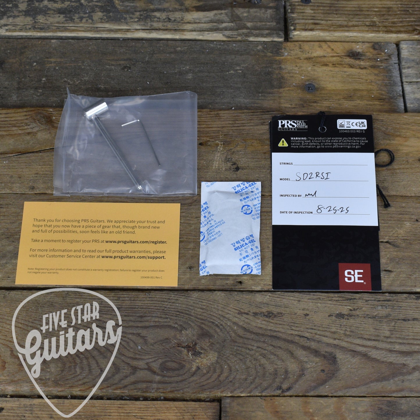 PRS SE Studio Standard Rosewood - Silvertone Grey with Gigbag