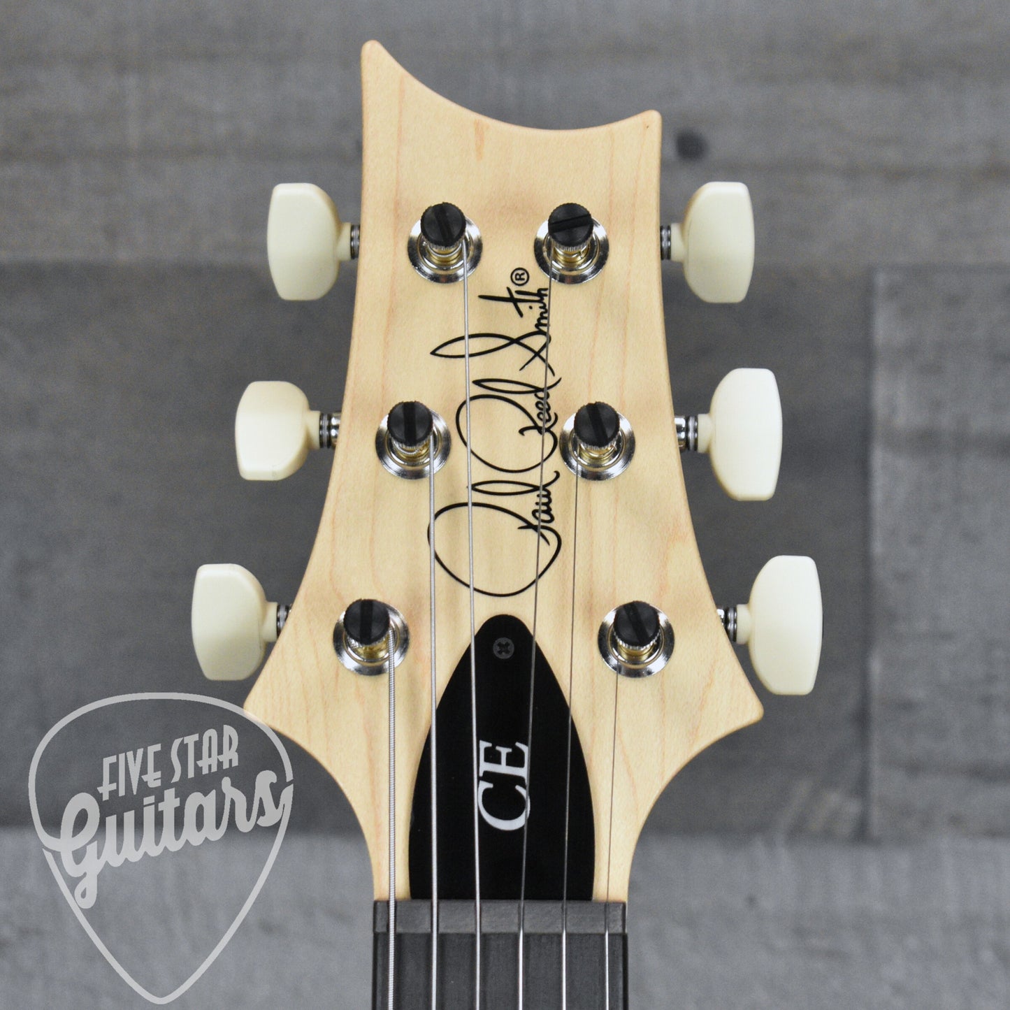 PRS Wood Library CE-24 Satin Quilt Top - Black Cherry with Gigbag