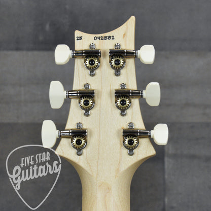 PRS Wood Library CE-24 Satin Quilt Top - Black Cherry with Gigbag