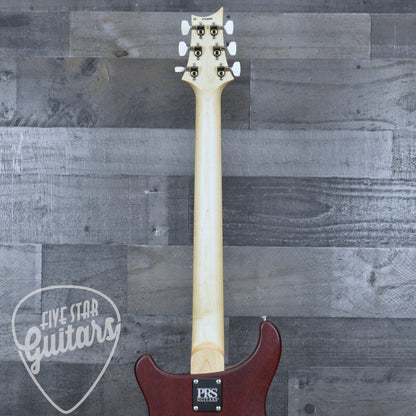 PRS Wood Library CE-24 Satin Quilt Top - Black Cherry with Gigbag