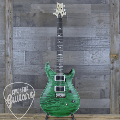 PRS Wood Library CE-24 Satin Quilt Top - Emerald Green with Gigbag