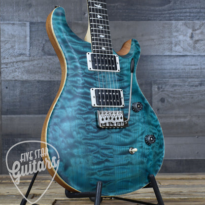 PRS Wood Library CE-24 Satin Quilt Top - Faded Abalone with Gigbag