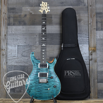 PRS Wood Library CE-24 Satin Quilt Top - Faded Abalone with Gigbag