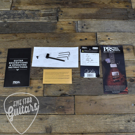 PRS Wood Library CE-24 Satin Quilt Top - Faded Abalone with Gigbag