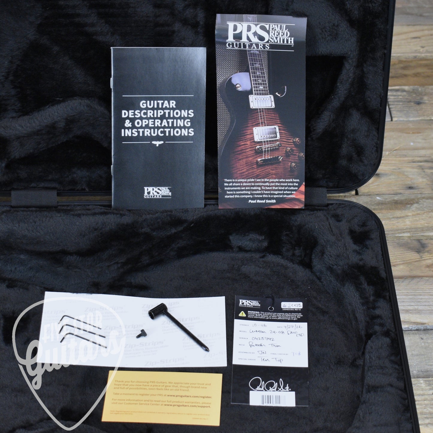 Paul Reed Smith 10-Top Custom 24-08 - Sage with Hardshell Case