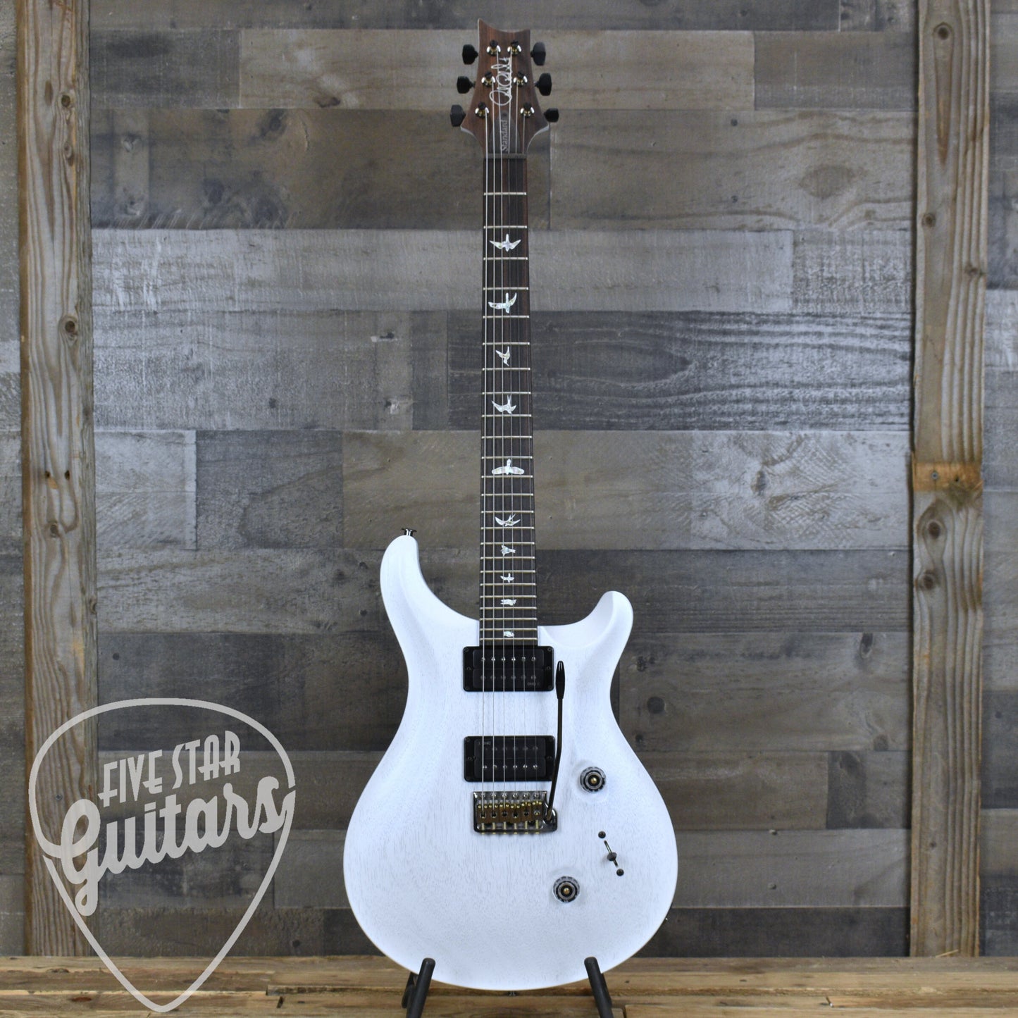 Paul Reed Smith 2025 Standard 24 Satin - Pearl White with Hard Shell Case