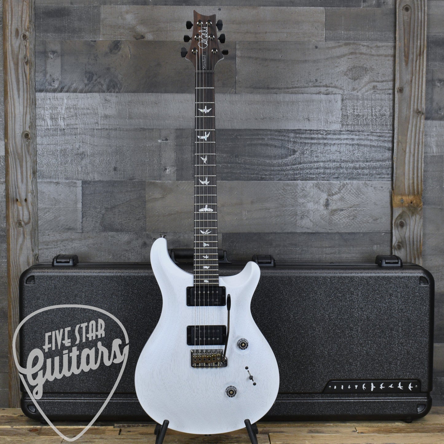 Paul Reed Smith 2025 Standard 24 Satin - Pearl White with Hard Shell Case