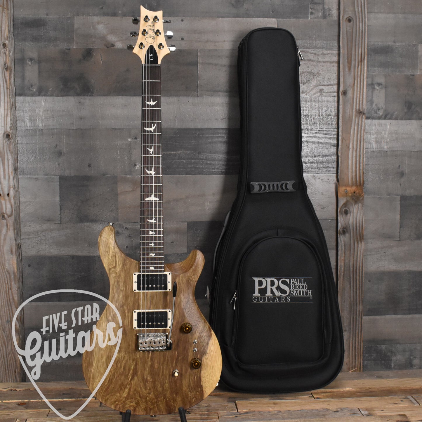 Paul Reed Smith CE 24-08 - Black Limba Satin - Natural with Gig Bag