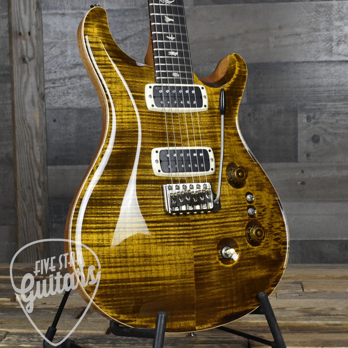 Paul Reed Smith Custom 24-08 - Yellow Tiger with Hard Shell Case