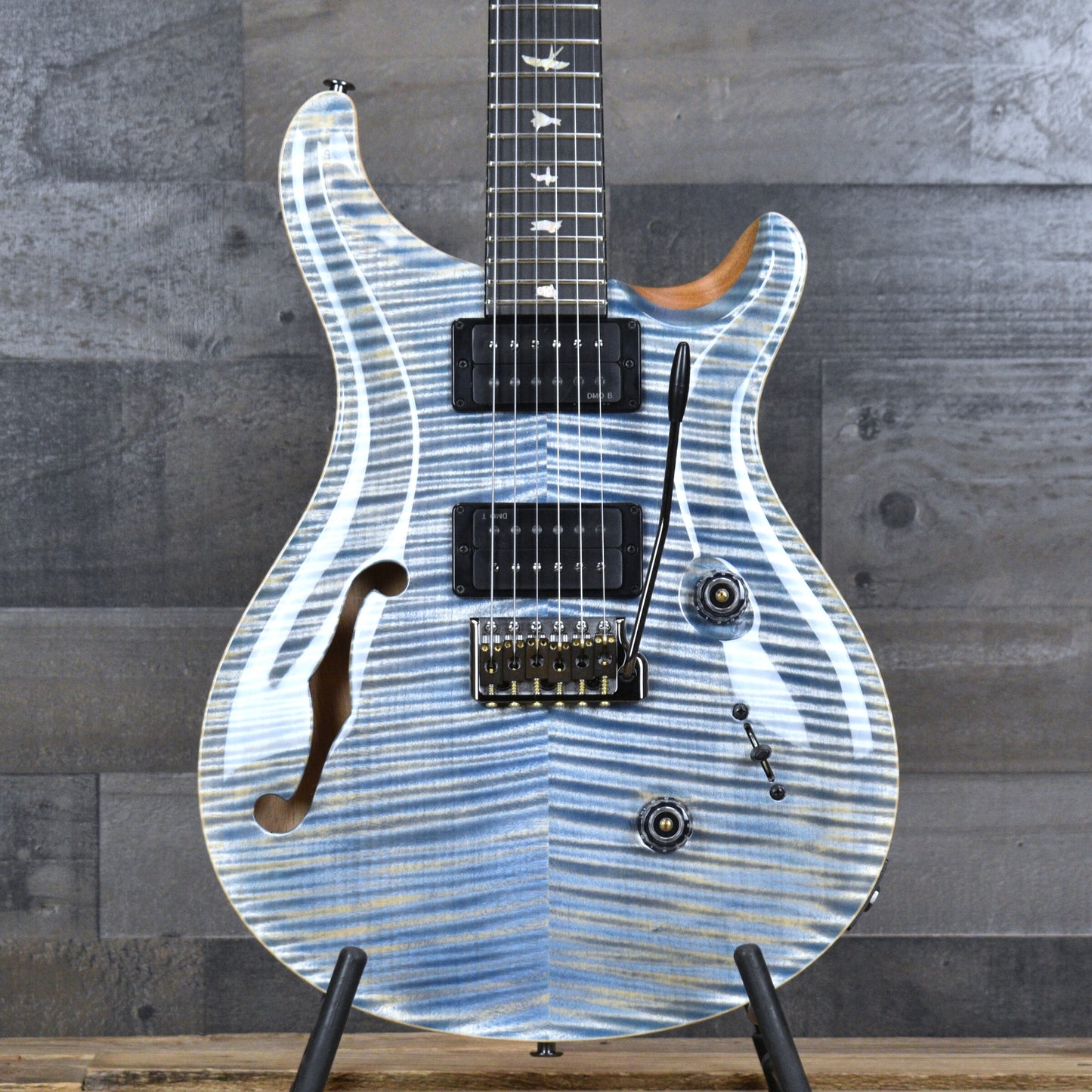 Paul Reed Smith Custom 24 Semi Hollow - Faded Indigo with Hardshell Case