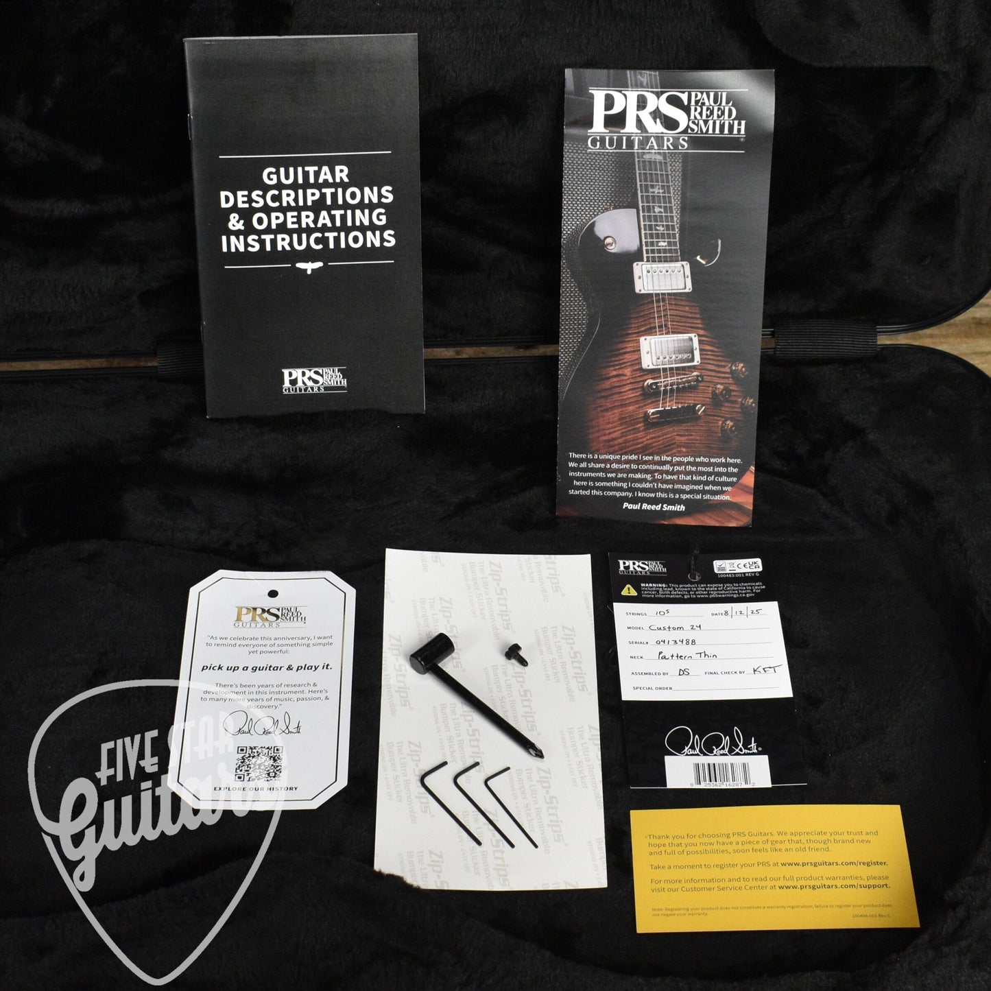 Paul Reed Smith Custom 24 - Purple Mist with Hard Shell Case