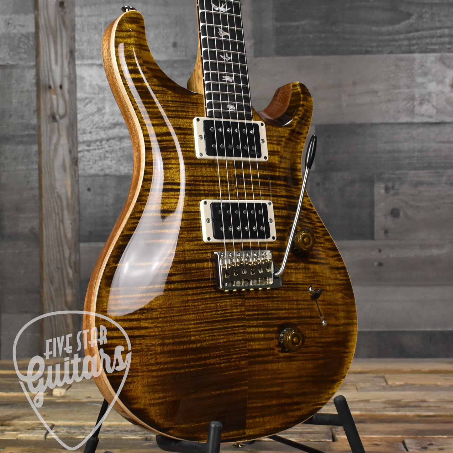 Paul Reed Smith Custom 24 - Yellow Tiger with Hard Shell Case