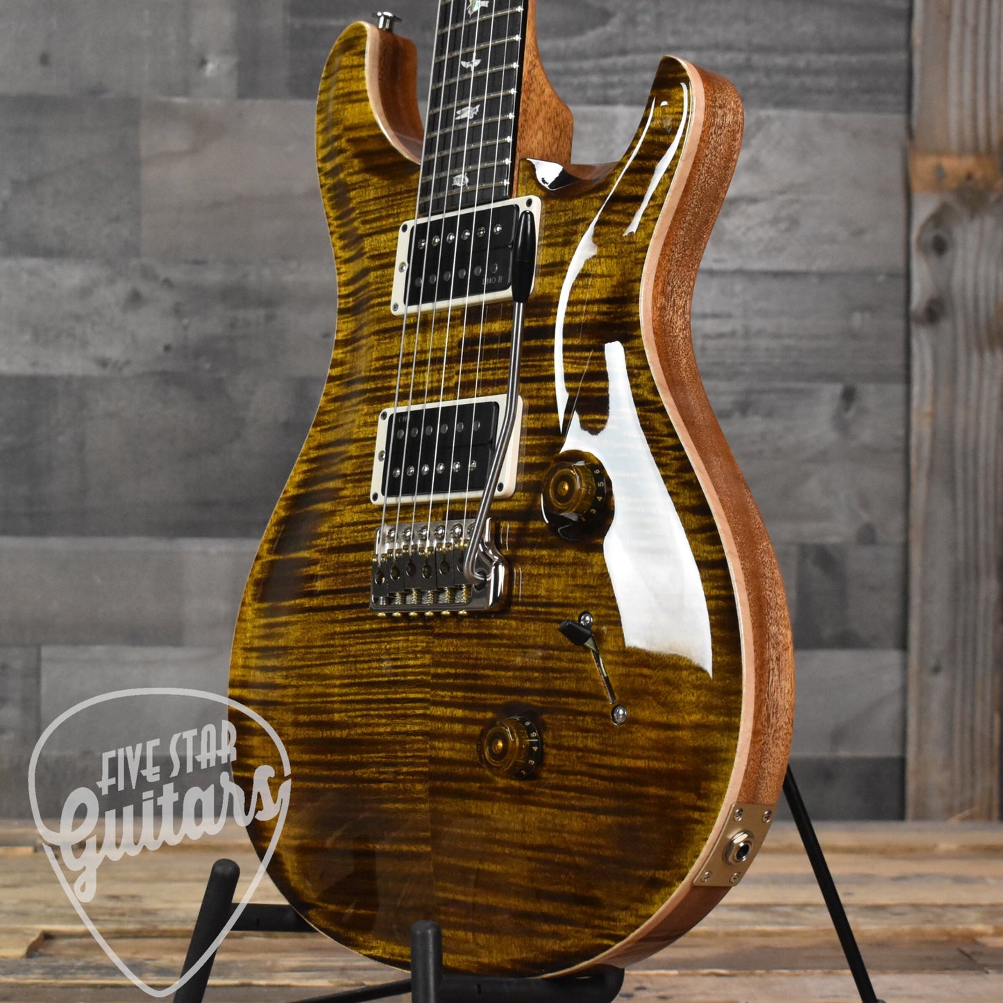Paul Reed Smith Custom 24 - Yellow Tiger with Hard Shell Case