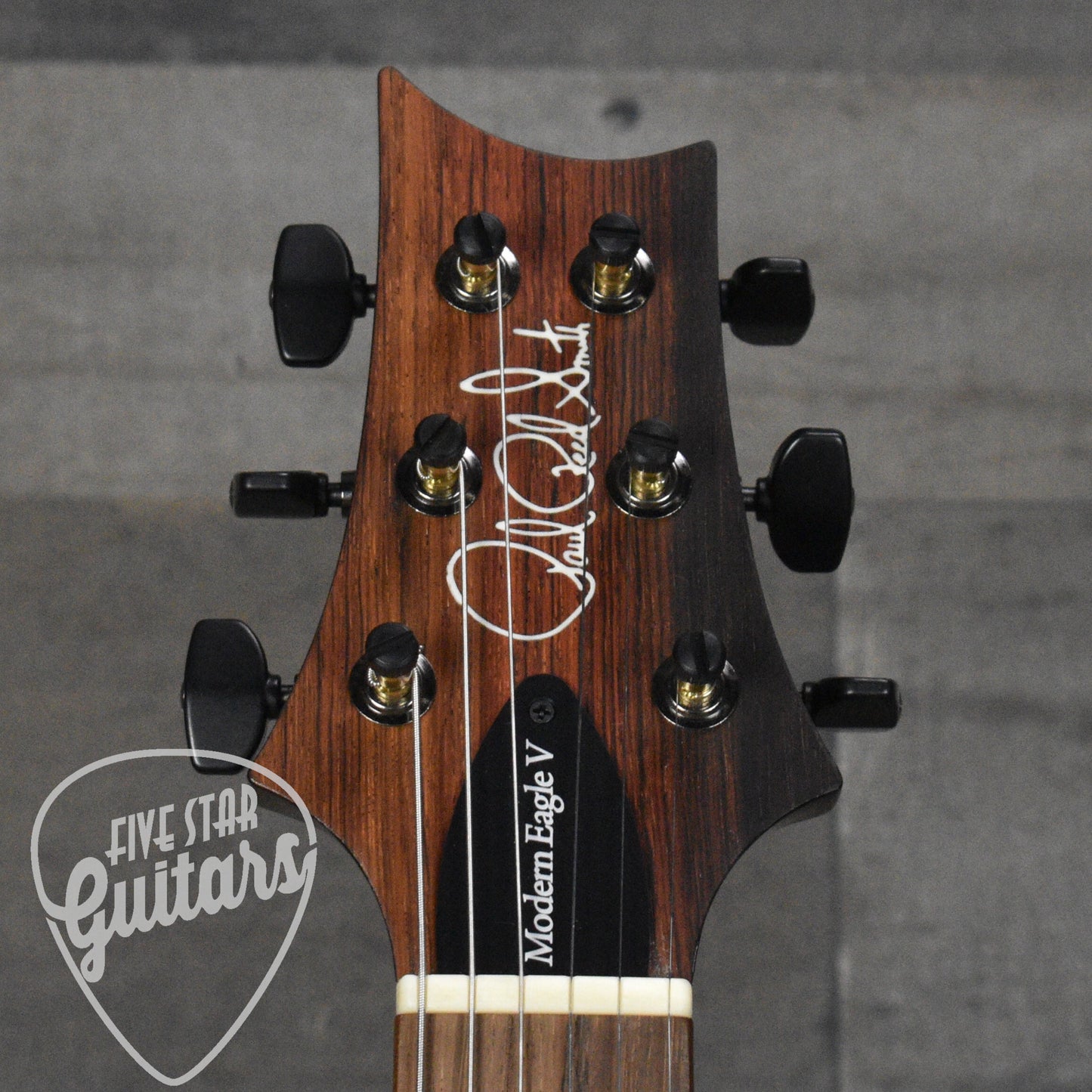 Paul Reed Smith Modern Eagle V - Wood Library - Copperhead Burst with Brazilian Rosewood Fretboard and Hard Shell Case