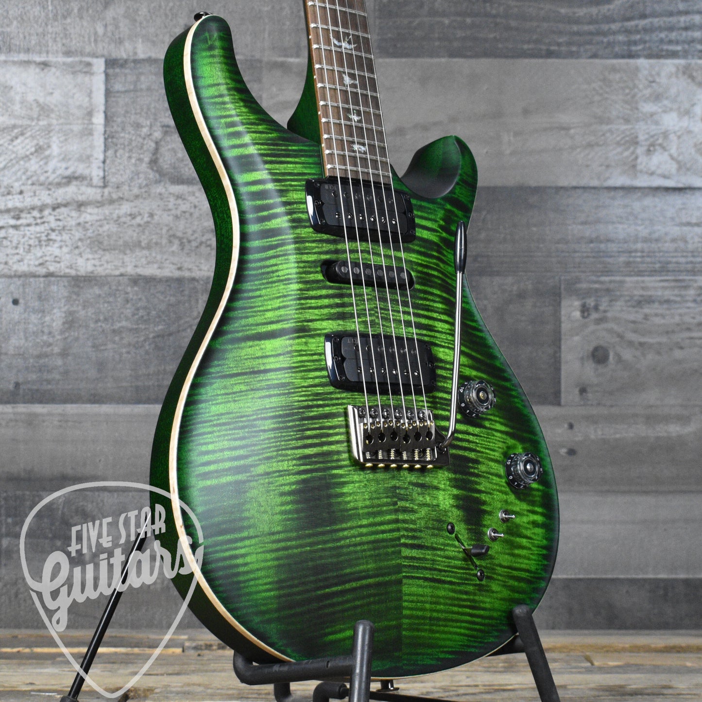 Paul Reed Smith Modern Eagle V - Wood Library - Jade with Brazilian Rosewood Fretboard and Hard Shell Case