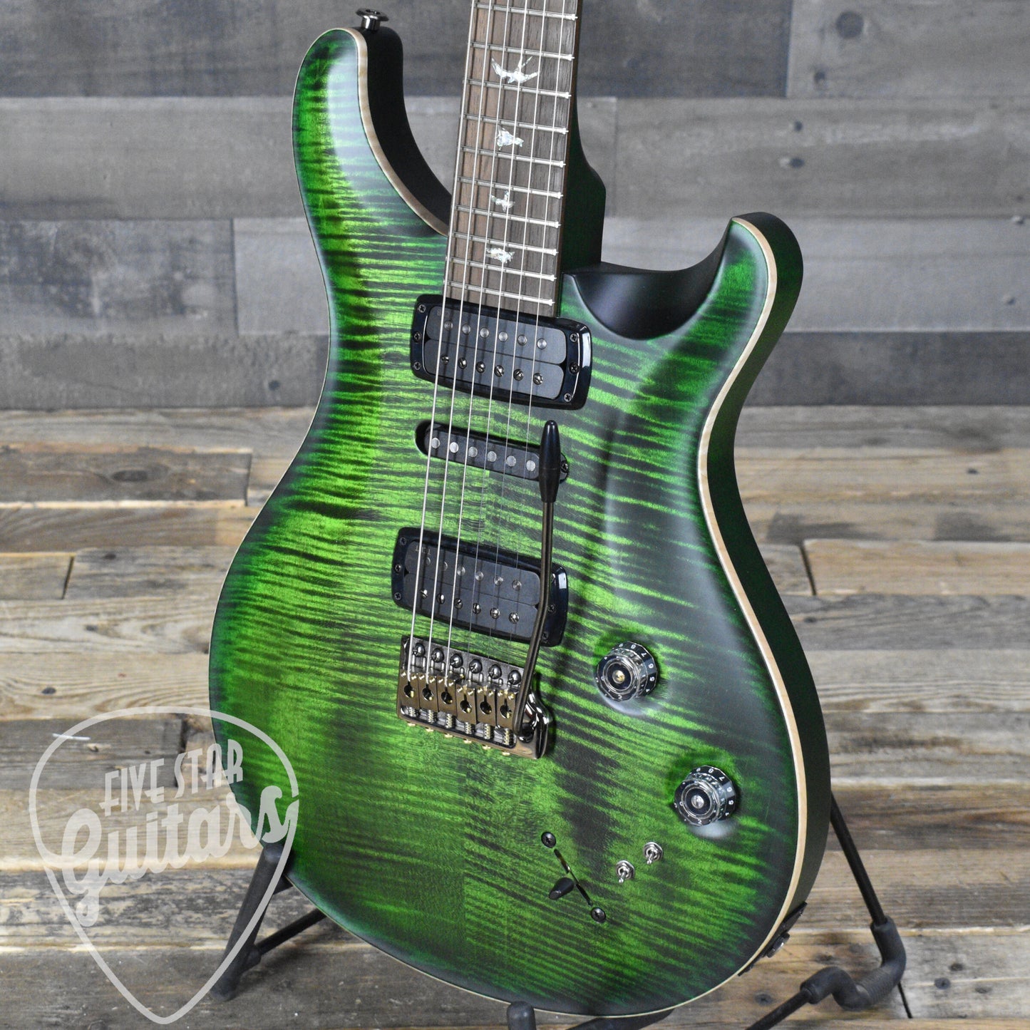 Paul Reed Smith Modern Eagle V - Wood Library - Jade with Brazilian Rosewood Fretboard and Hard Shell Case