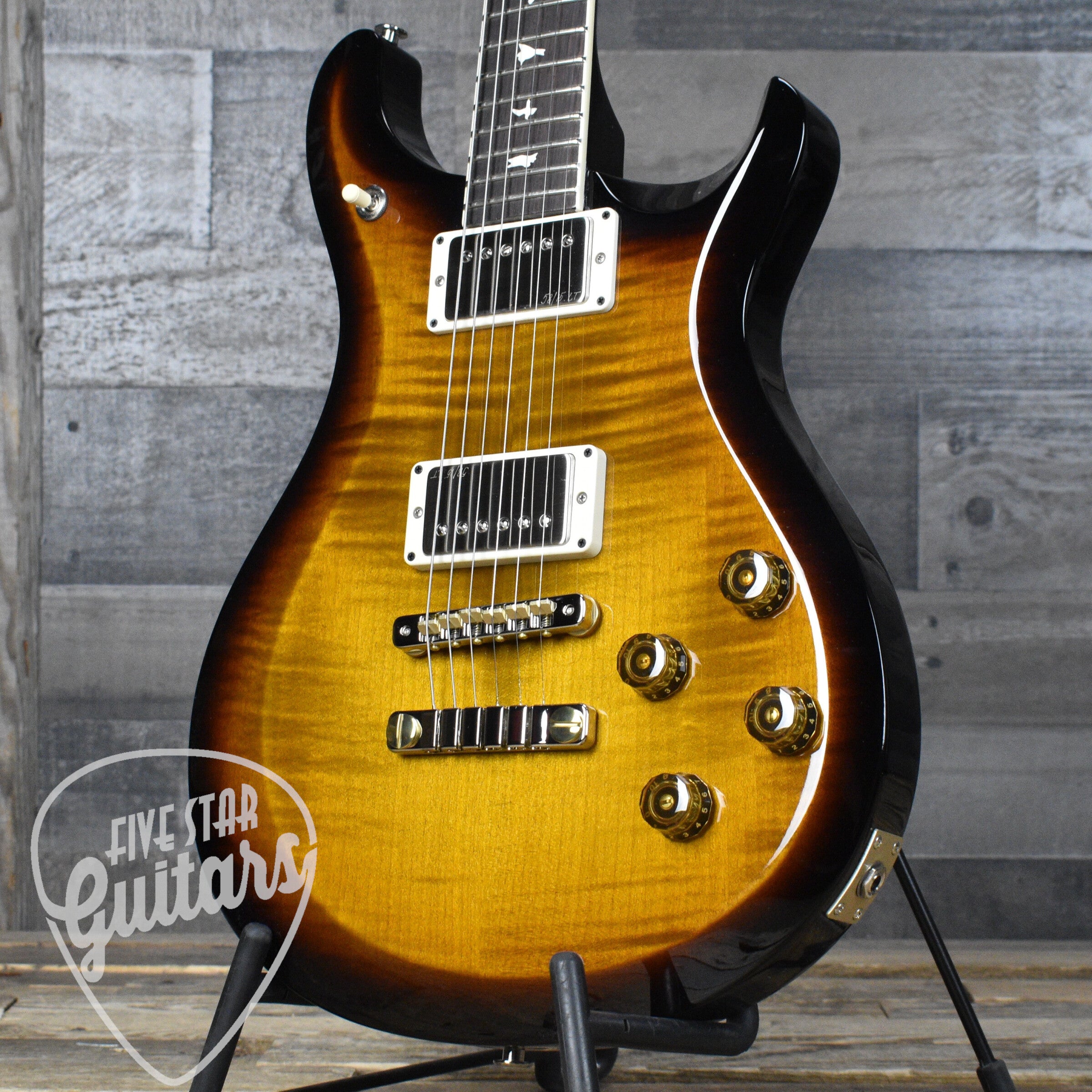 Paul Reed Smith S2 McCarty 594 Doublecut - Black Amber with Gig