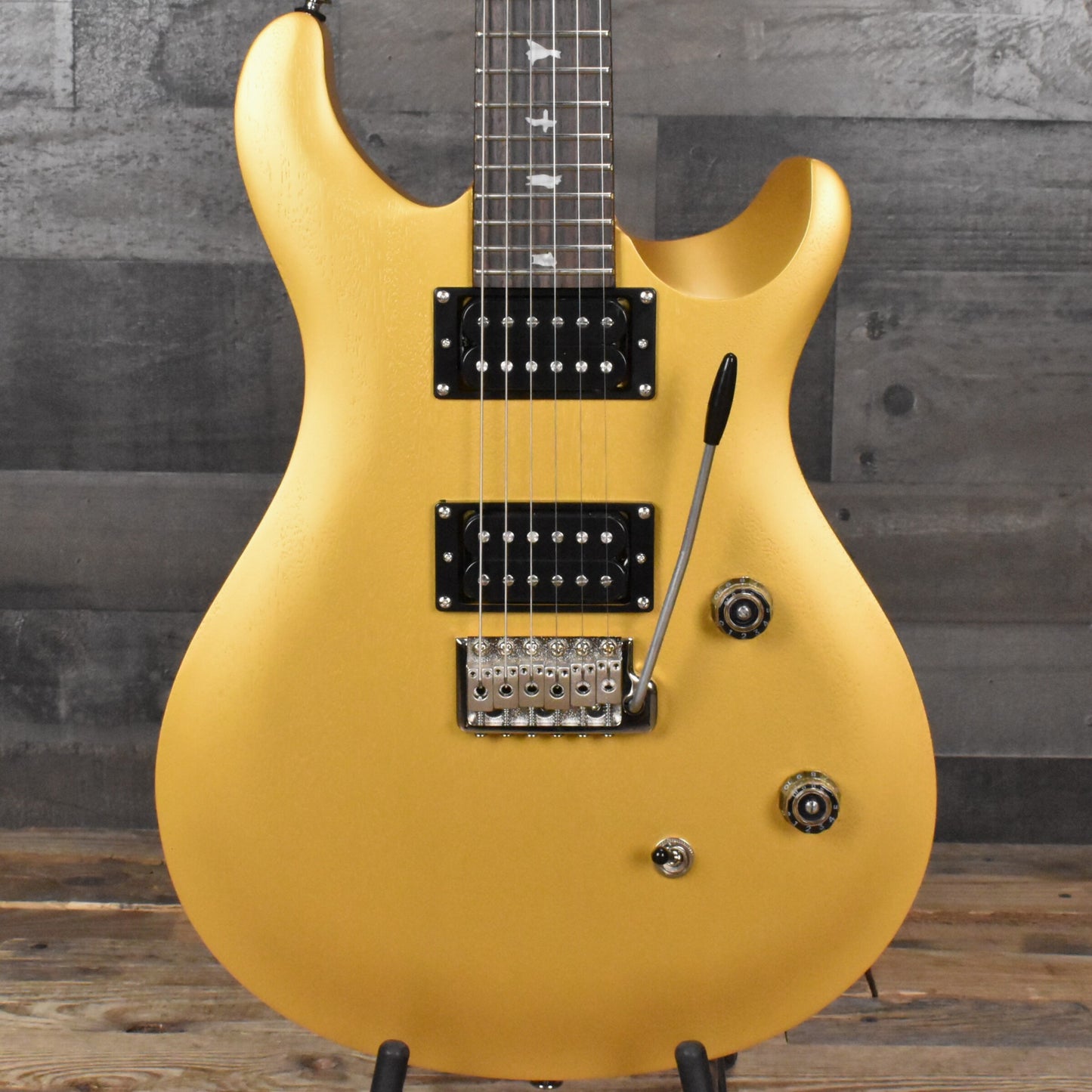 Paul Reed Smith SE CE24 Standard Satin  - Metallic Gold with Gig Bag