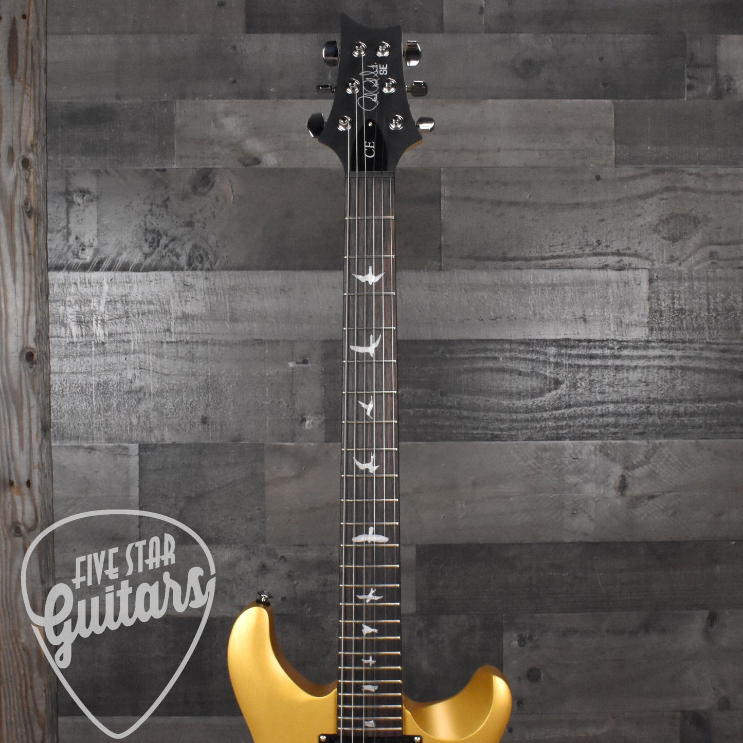 Paul Reed Smith SE CE24 Standard Satin  - Metallic Gold with Gig Bag
