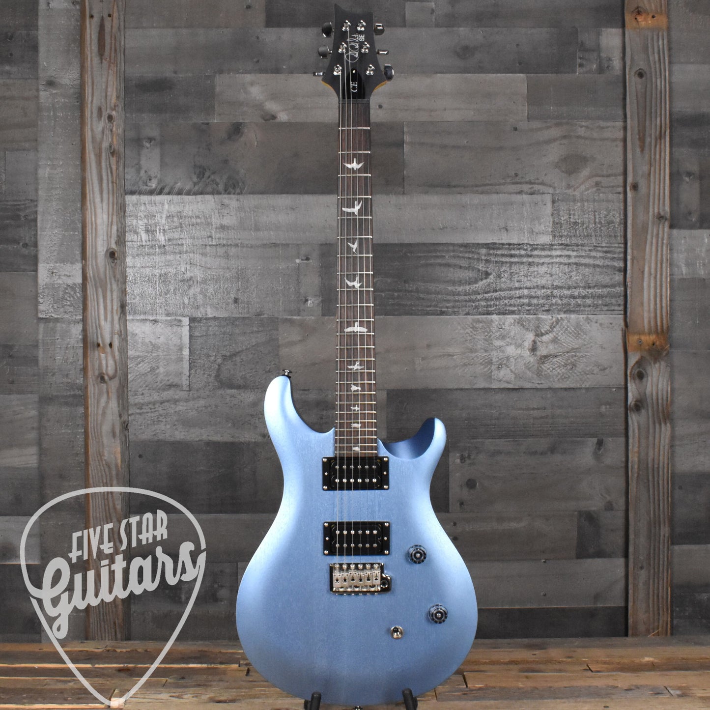 Paul Reed Smith SE CE 24 Standard Satin - Ice Blue Metallic Satin with Gig Bag