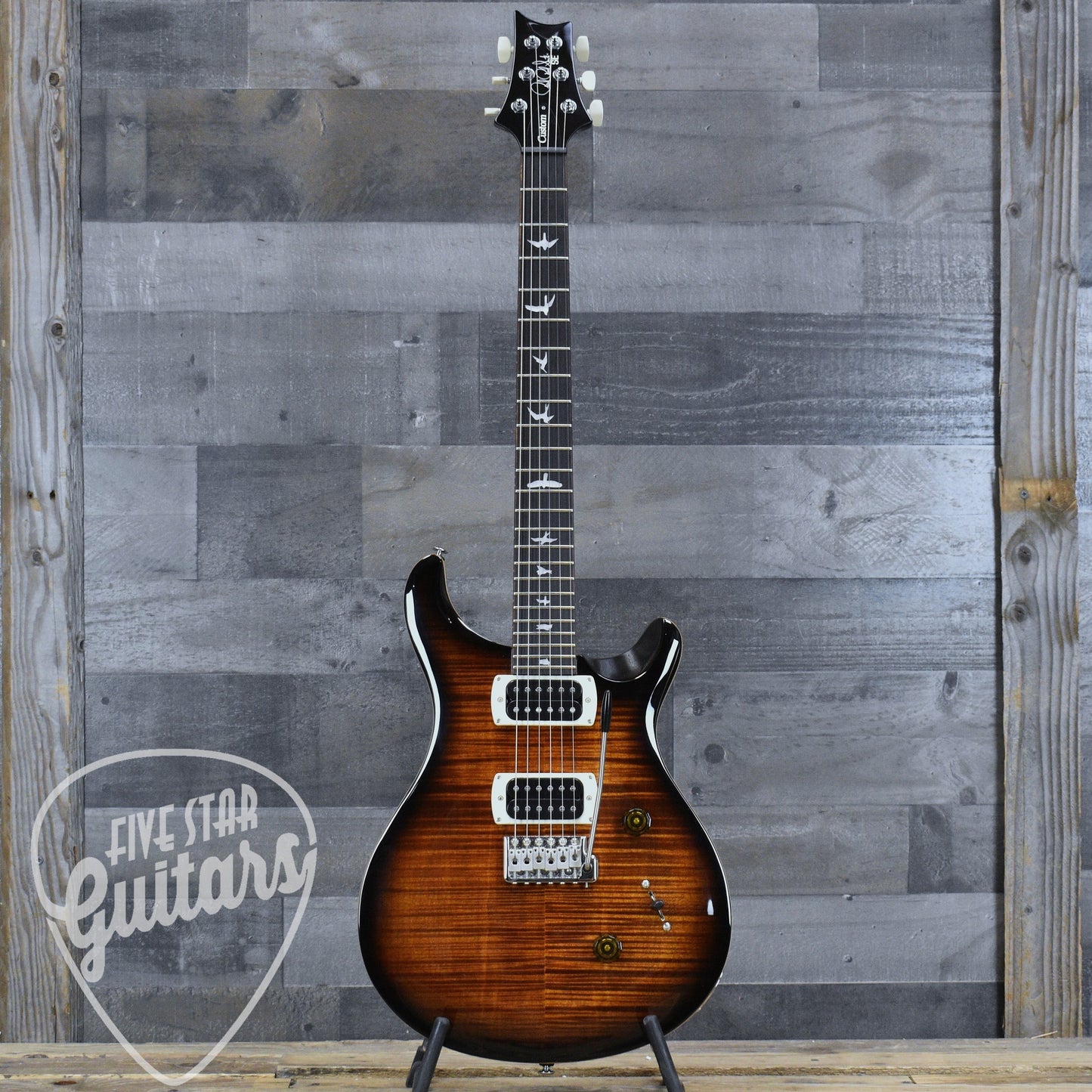 Paul Reed Smith SE Custom 24 - Black Gold Burst with Gig Bag