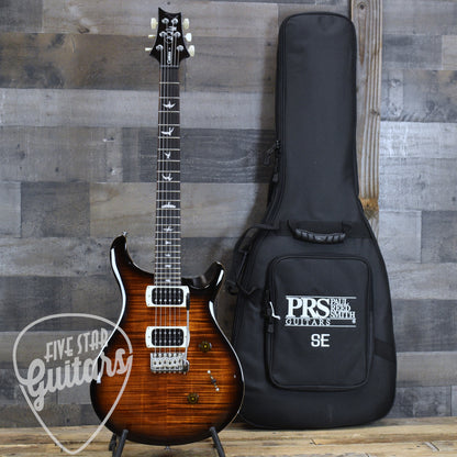 Paul Reed Smith SE Custom 24 - Black Gold Burst with Gig Bag