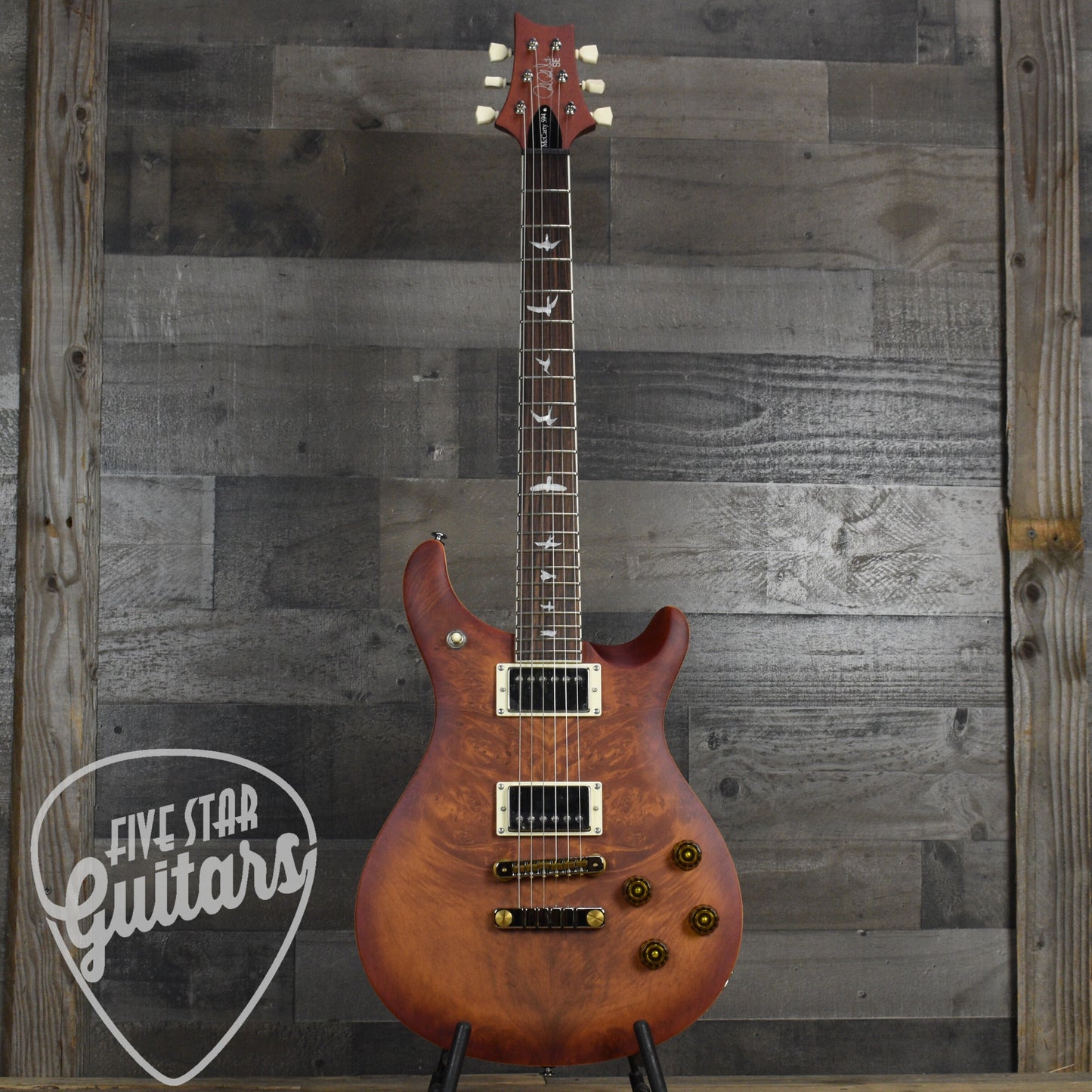 Paul Reed Smith SE McCarty 594 Exotic Laurel Burl - Vintage Sunburst with Gig Bag