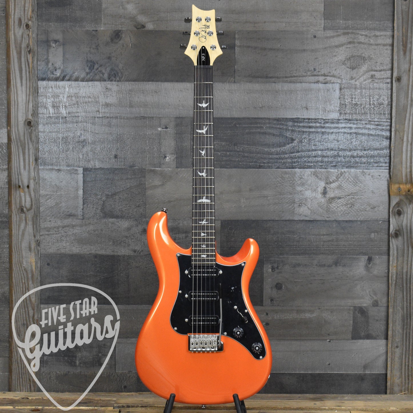 Paul Reed Smith SE NF3 Maple Fingerboard - Metallic Orange with Gig Bag