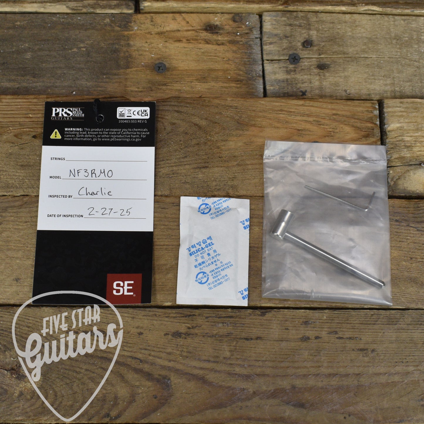 Paul Reed Smith SE NF3 Maple Fingerboard - Metallic Orange with Gig Bag