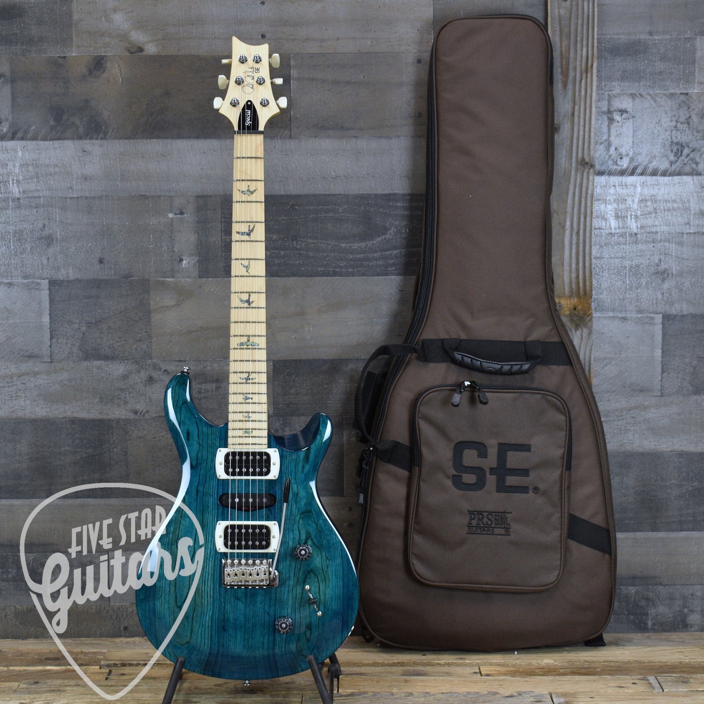 Paul Reed Smith SE Swamp Ash Special - Iri Blue with Gig Bag