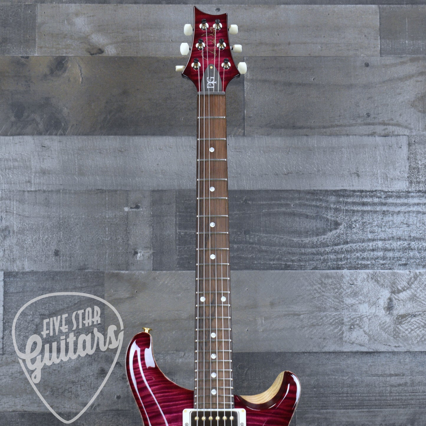 Paul Reed Smith Wood Library DGT 10-Top, Swamp Ash Back, Brazilian Rosewood Fingerboard - Angry Larry with Hard Shell Case