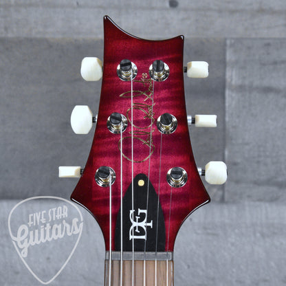 Paul Reed Smith Wood Library DGT 10-Top, Swamp Ash Back, Brazilian Rosewood Fingerboard - Angry Larry with Hard Shell Case
