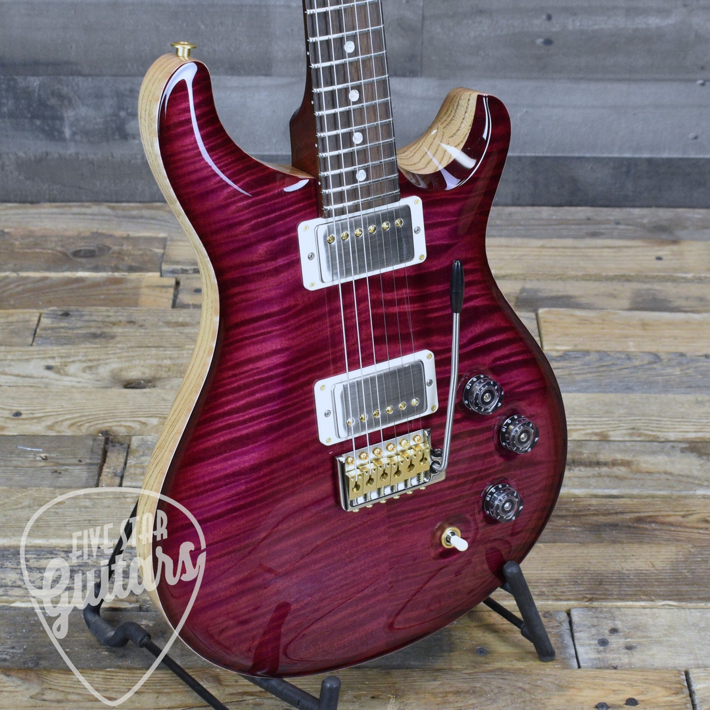 Paul Reed Smith Wood Library DGT 10-Top, Swamp Ash Back, Brazilian Rosewood Fingerboard - Angry Larry with Hard Shell Case