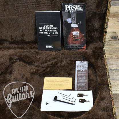 Paul Reed Smith Wood Library DGT 10-Top, Swamp Ash Back, Brazilian Rosewood Fingerboard - Angry Larry with Hard Shell Case