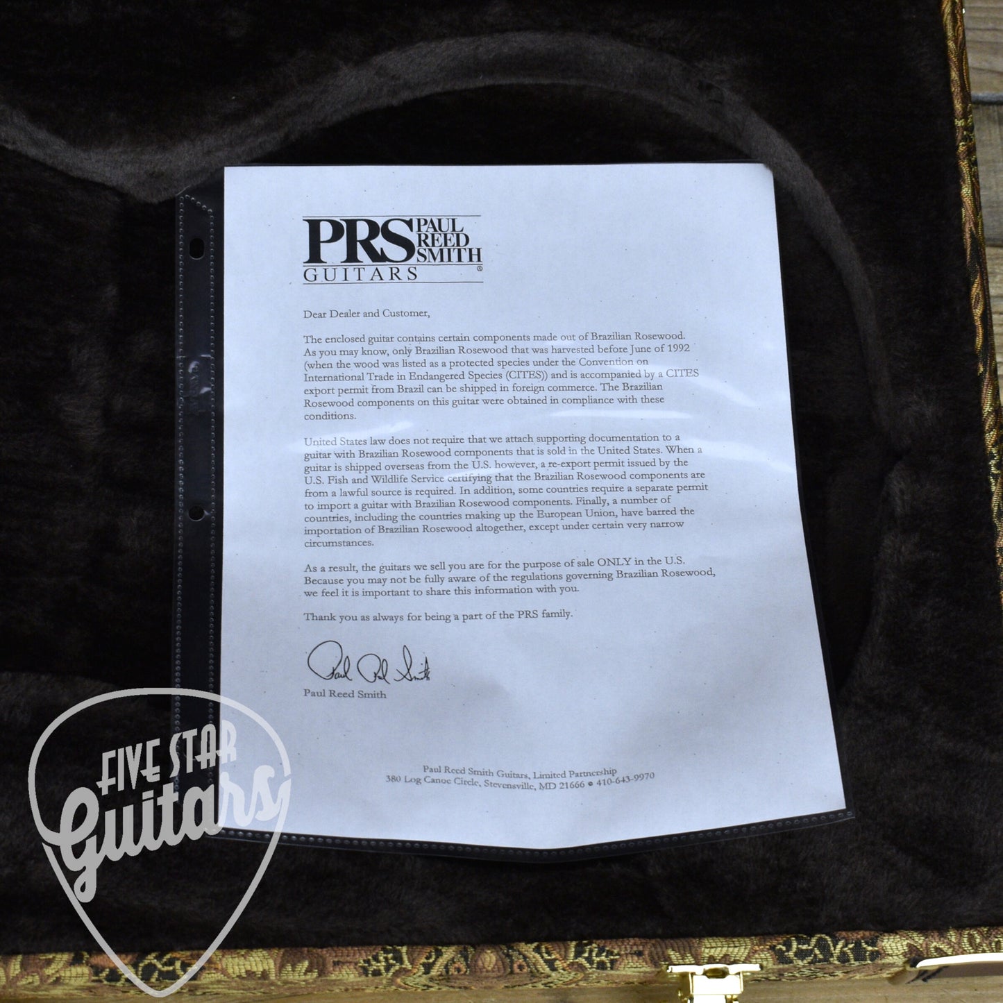 Paul Reed Smith Wood Library DGT - Copperhead with Hard Shell Case