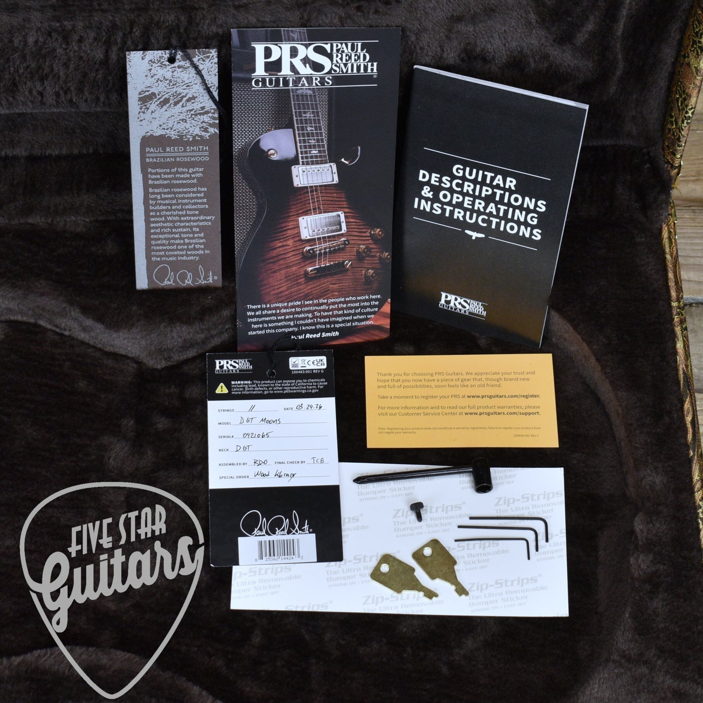 Paul Reed Smith Wood Library DGT - Copperhead with Hard Shell Case