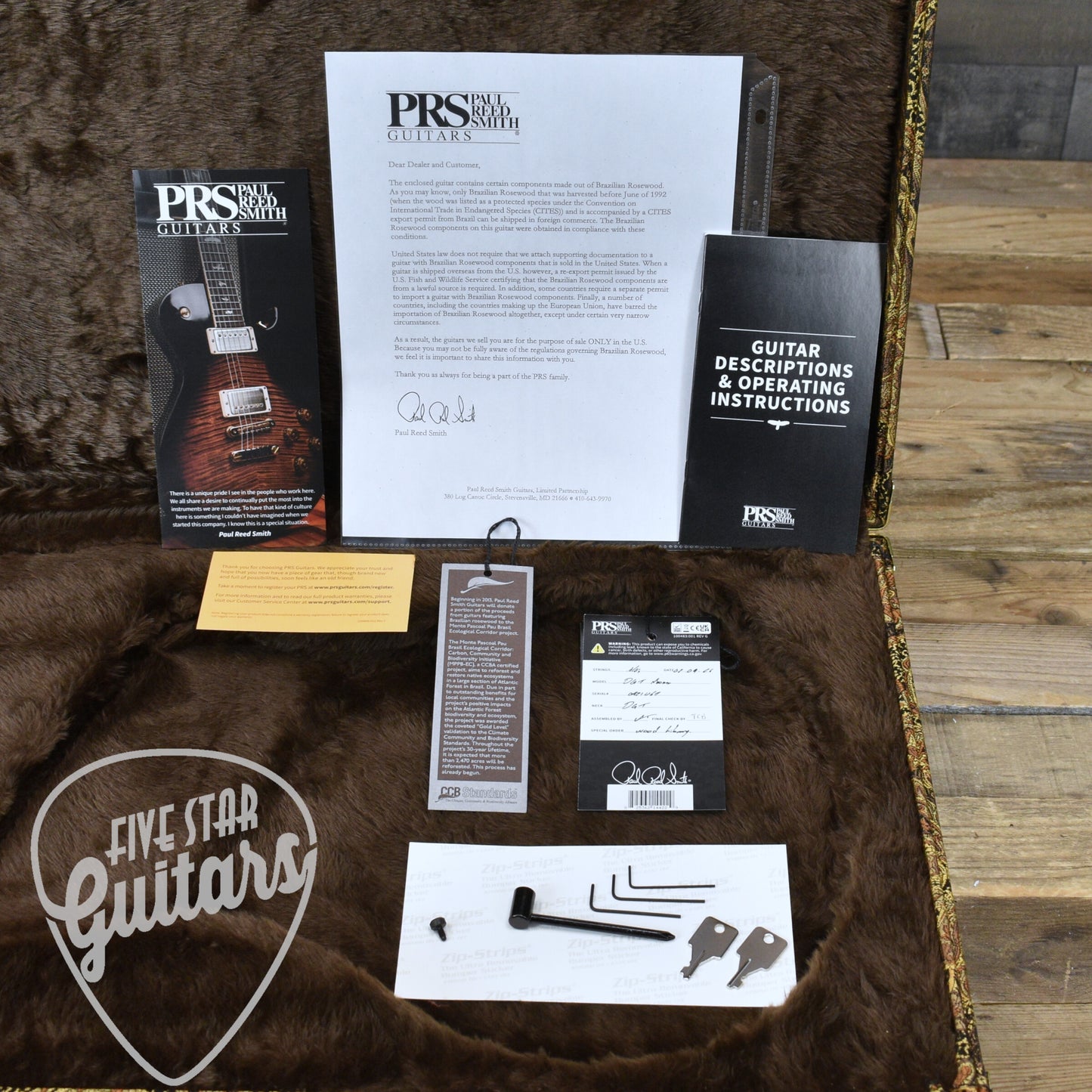 Paul Reed Smith Wood Library DGT - Purple Mist with Hard Shell Case