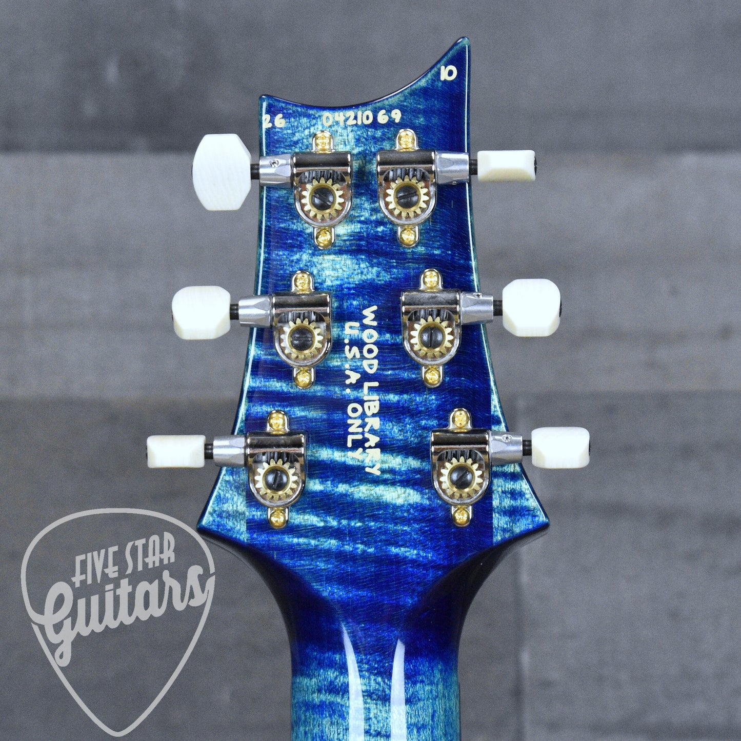 Paul Reed Smith Wood Library DGT - River Blue with Hard Shell Case