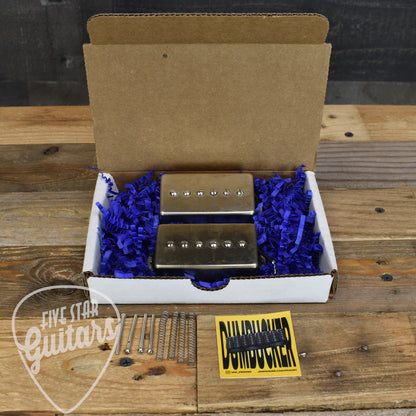 Pender Alnico V Humbucker-Sized P90 Set - Raw Nickel