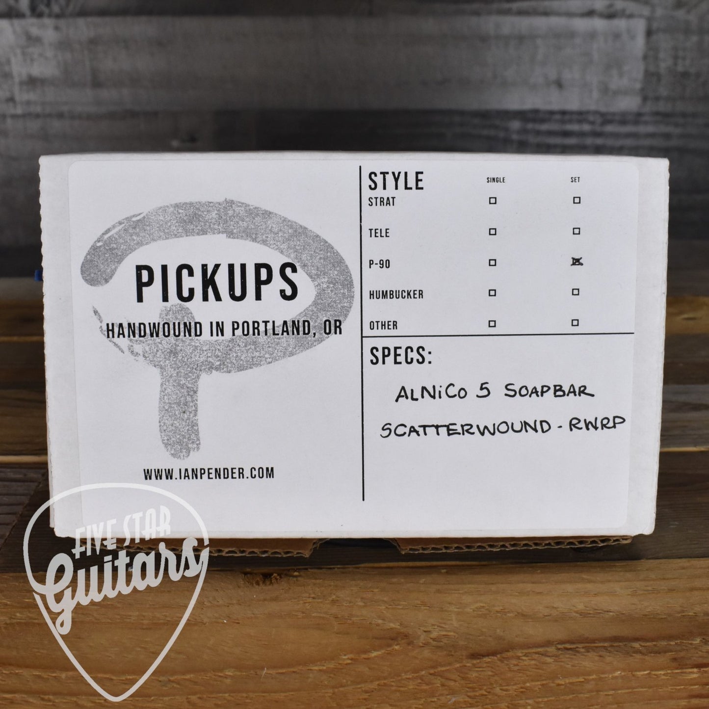 Pender Alnico V Soapbar P90 Set