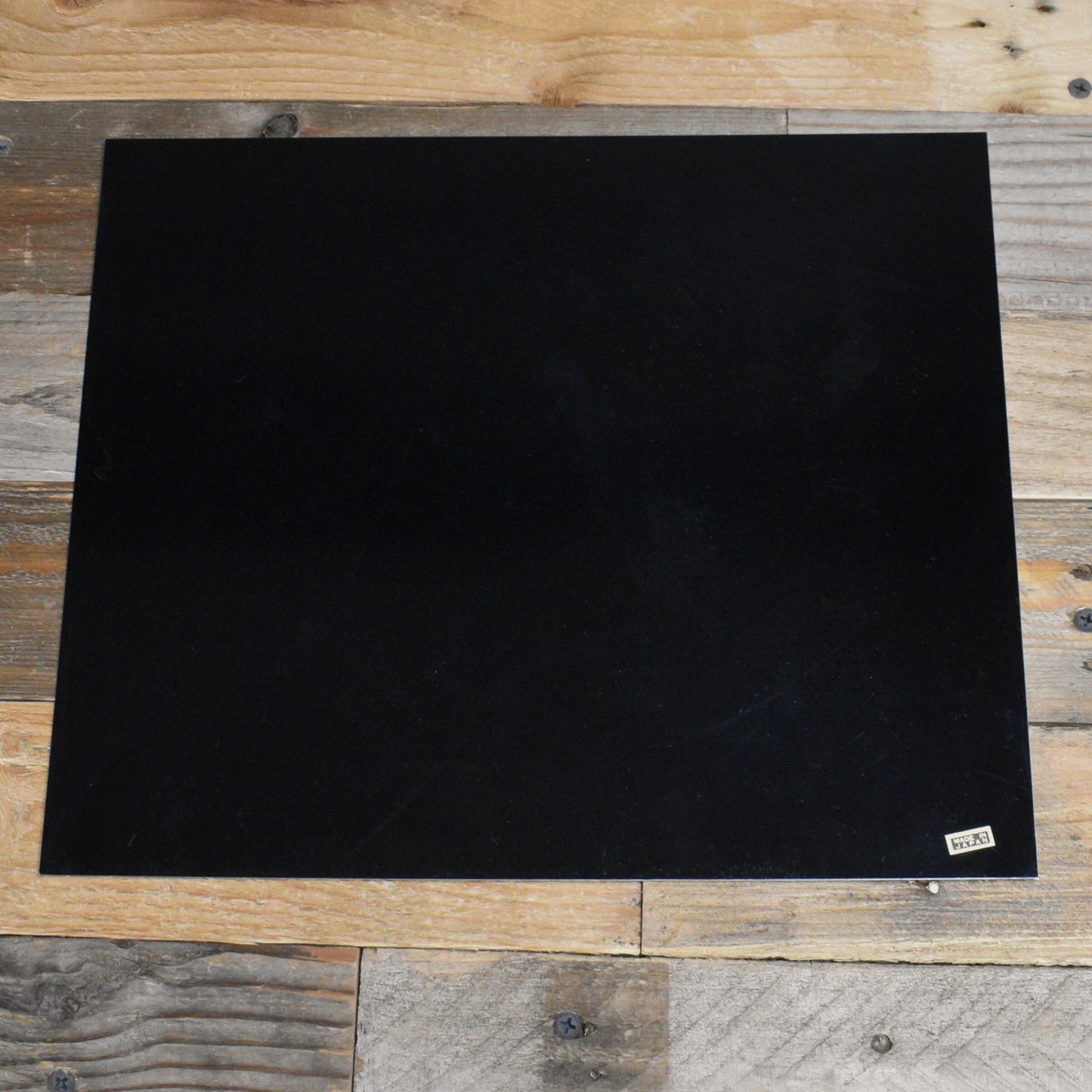 Pickguard blank (10" x 12") with adhesive back for acoustic - Black