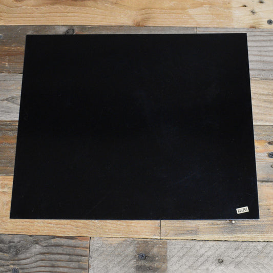 Pickguard blank (10" x 12") with adhesive back for acoustic - Black