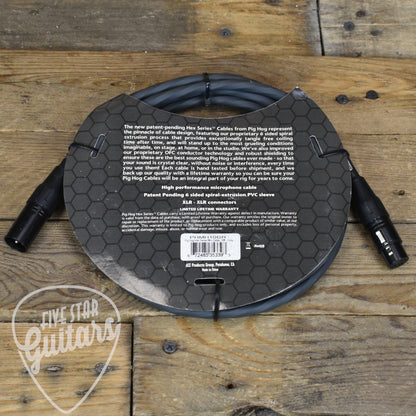 Pig Hog Hex Series Mic Cable, 10ft - Grey