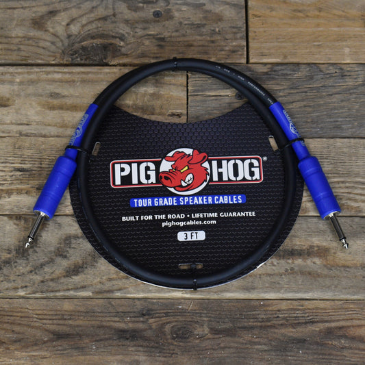 Pig Hog Speaker Cable 3'
