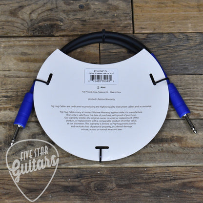 Pig Hog Speaker Cable 3'