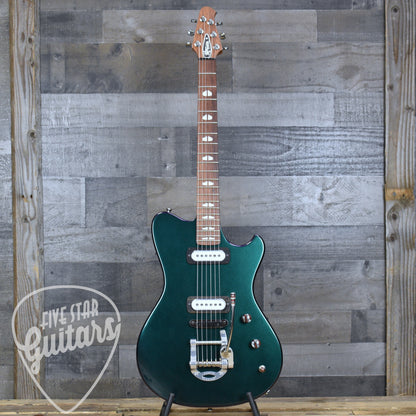 Powers Electric A-Type CamTail PF42 - Chroma Borealis with with Custom Leather Soft Shell Case